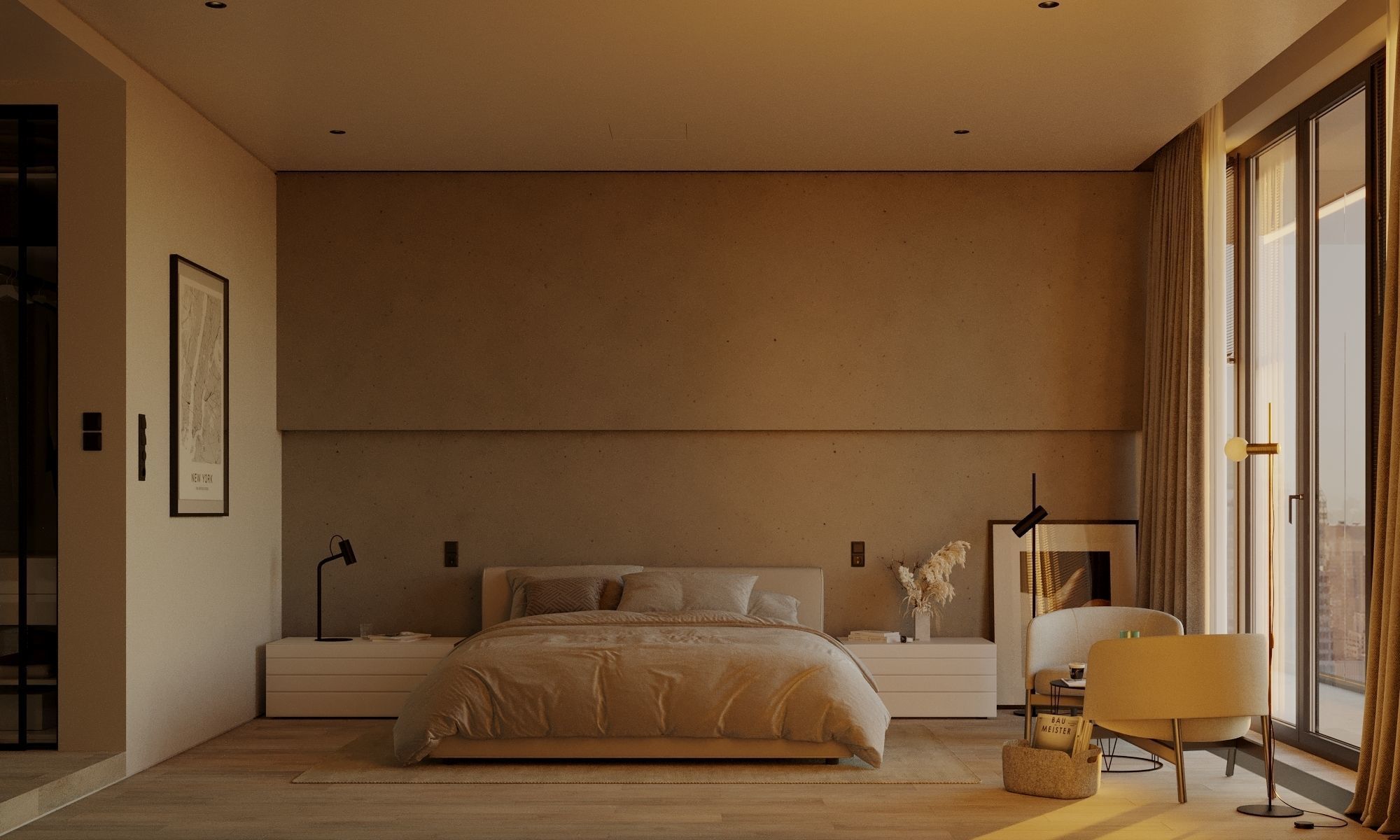 NEW YORK APARTMENT - Interior scene - 3d model 3D model_5