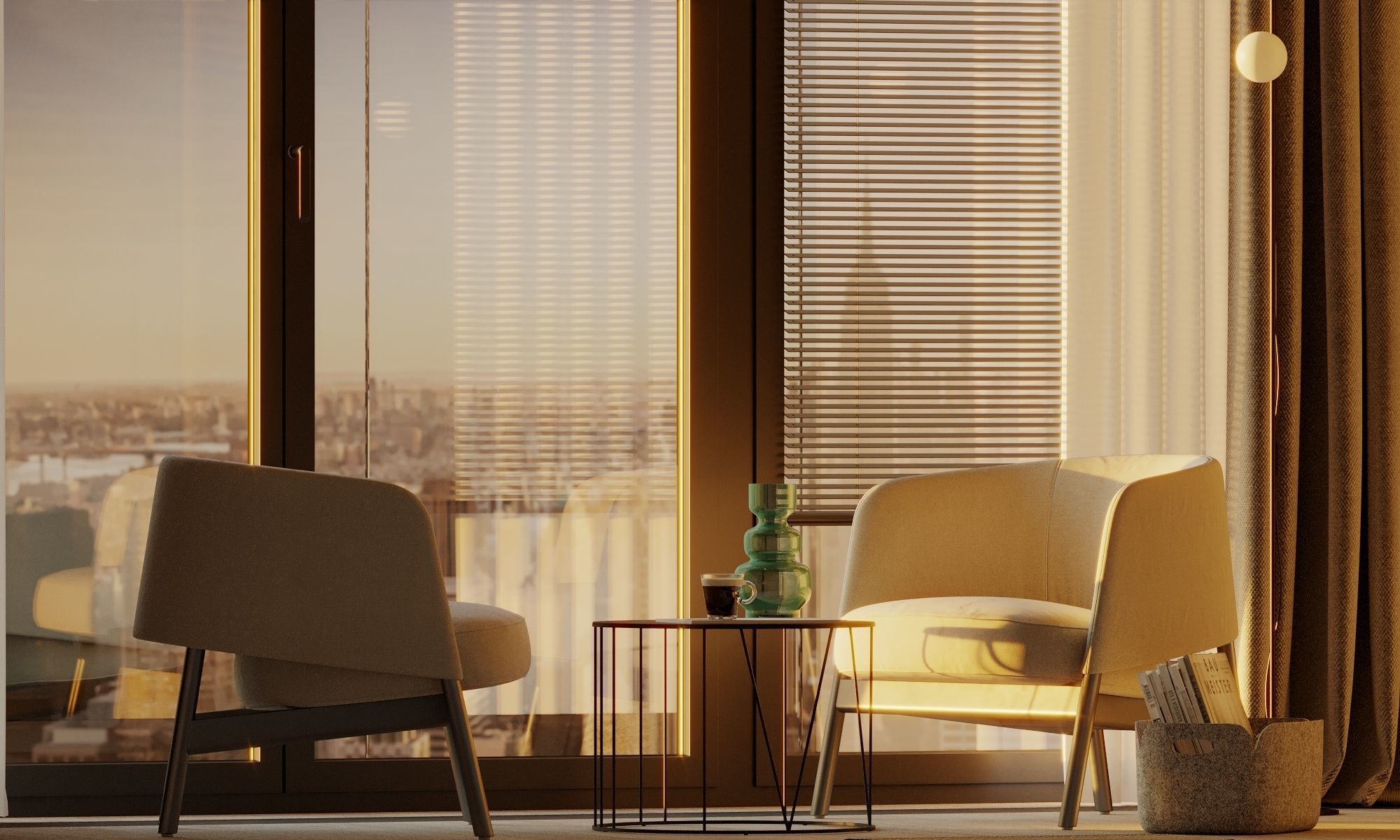 NEW YORK APARTMENT - Interior scene - 3d model 3D model_29