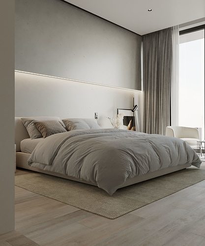 NEW YORK APARTMENT - Interior scene - 3d model 3D model 3