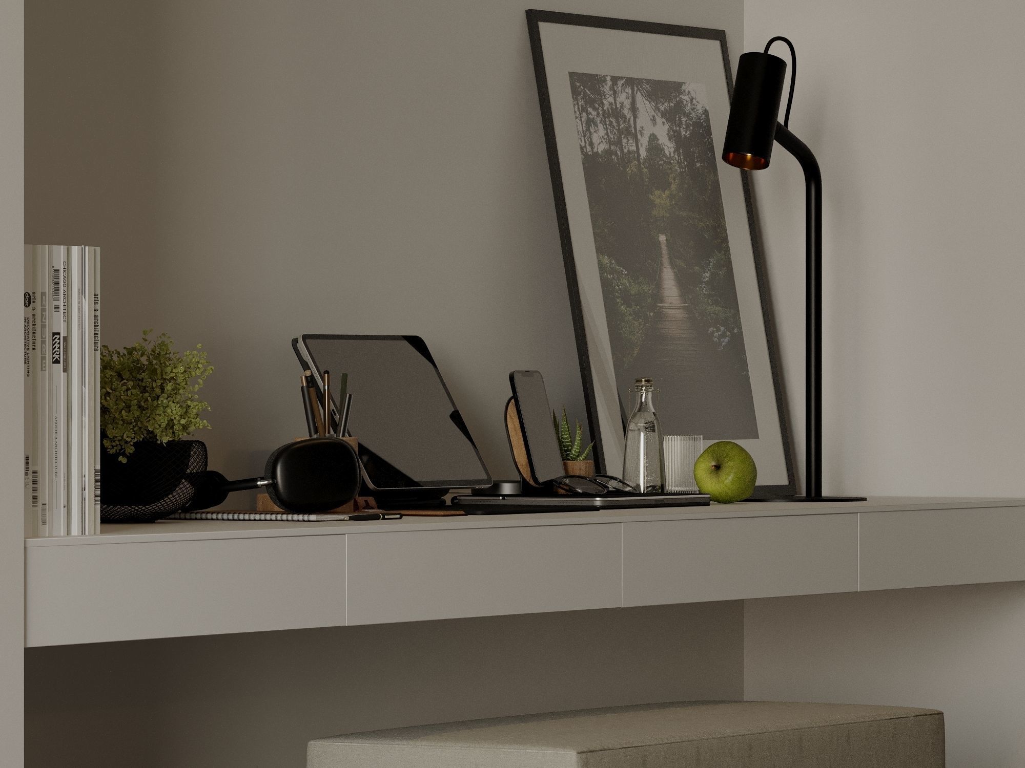 NEW YORK APARTMENT - Interior scene - 3d model 3D model_7