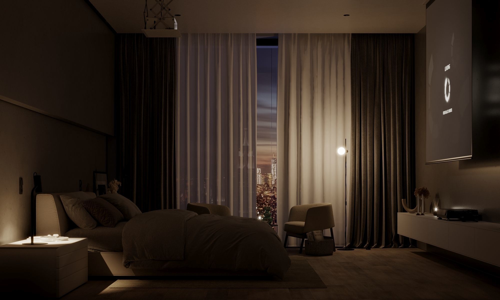NEW YORK APARTMENT - Interior scene - 3d model 3D model_16