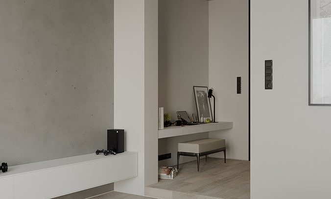 NEW YORK APARTMENT - Interior scene - 3d model 3D model 5