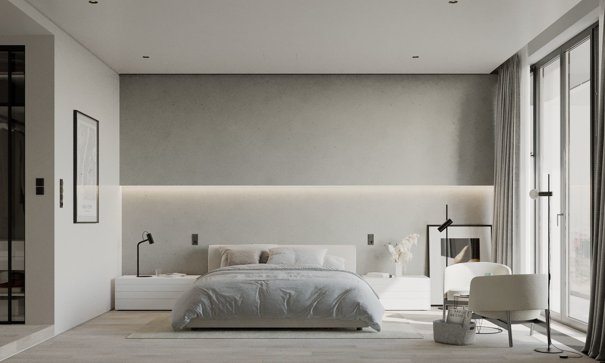 NEW YORK APARTMENT - Interior scene - 3d model 3D model_0