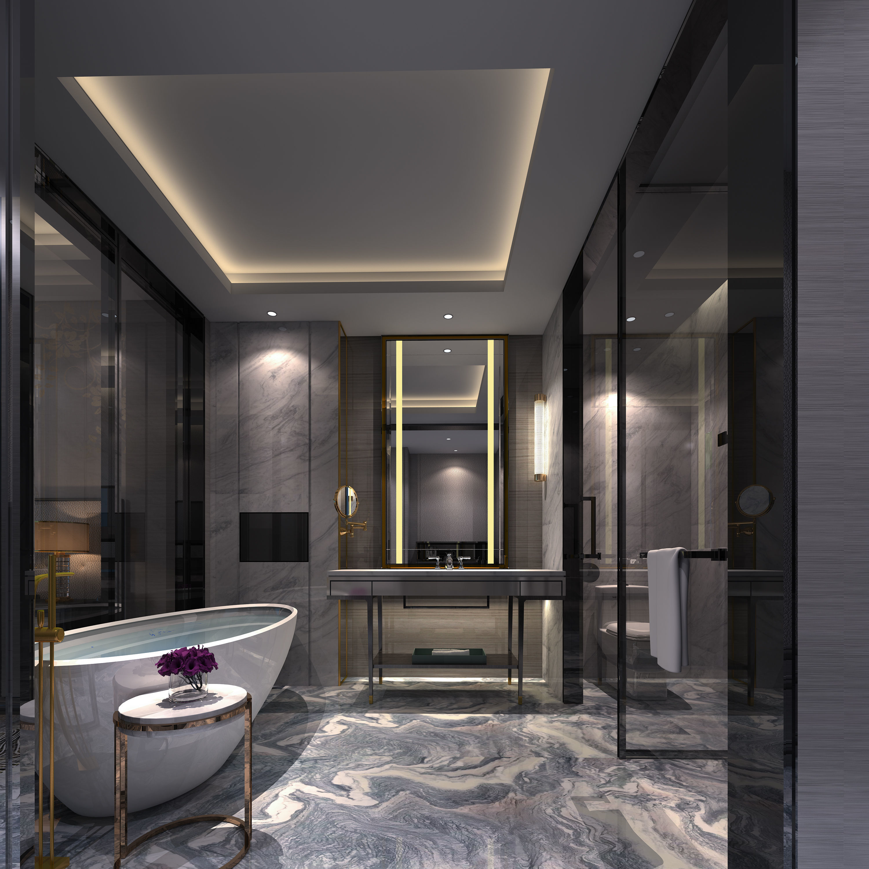 A set of high-end hotel models 3D model_5