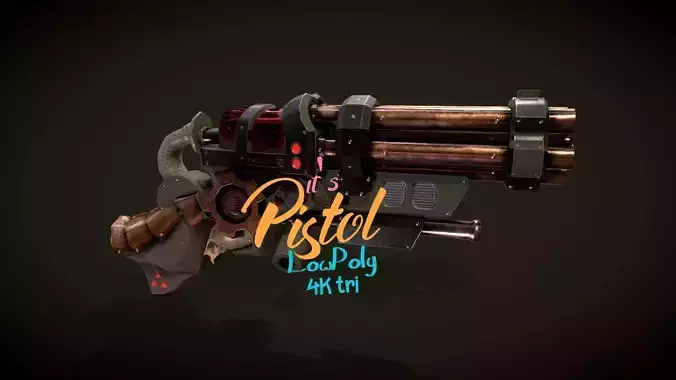 Pistol LowPoly gun