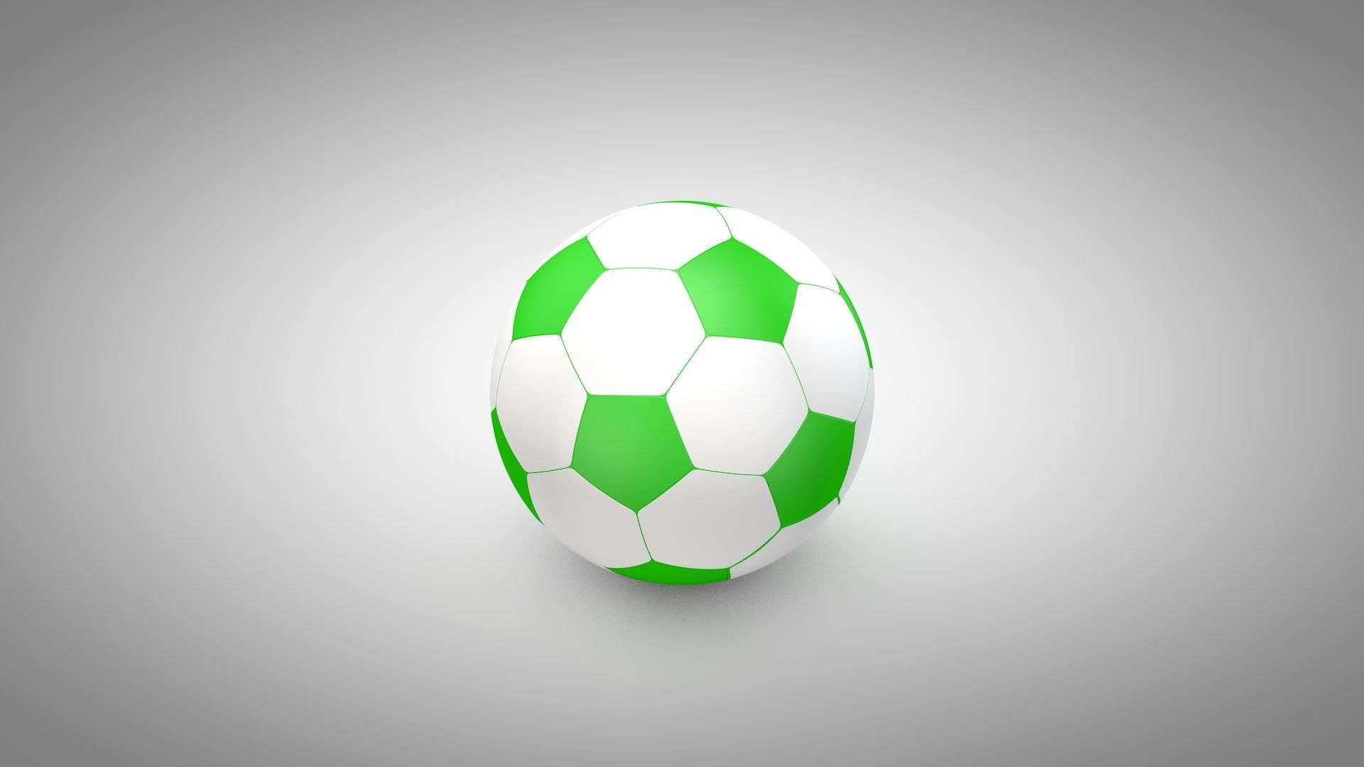 Football - Soccer Balls Type 2 Low-poly 3D model_17