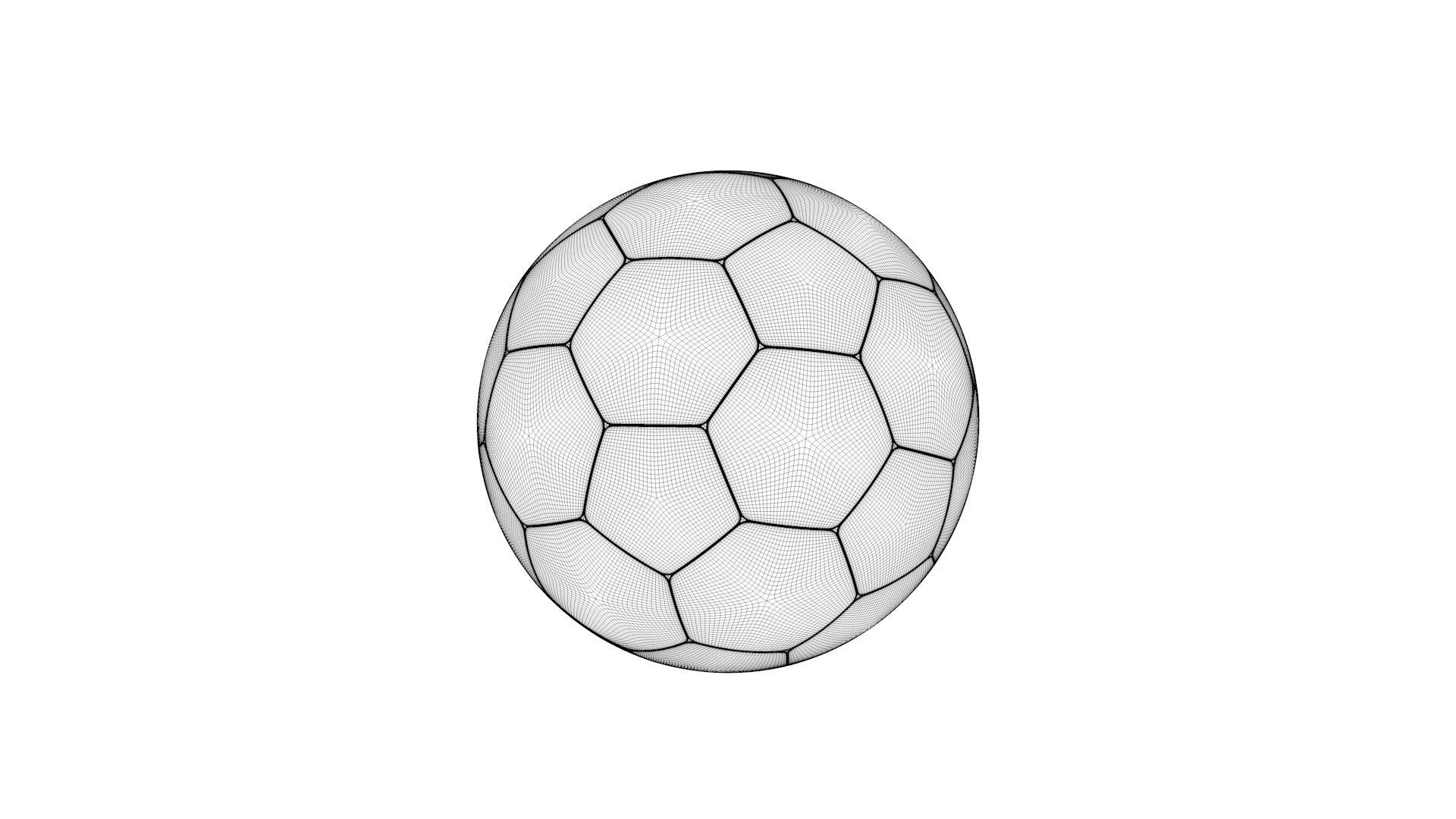 Football - Soccer Balls Type 2 Low-poly 3D model_22
