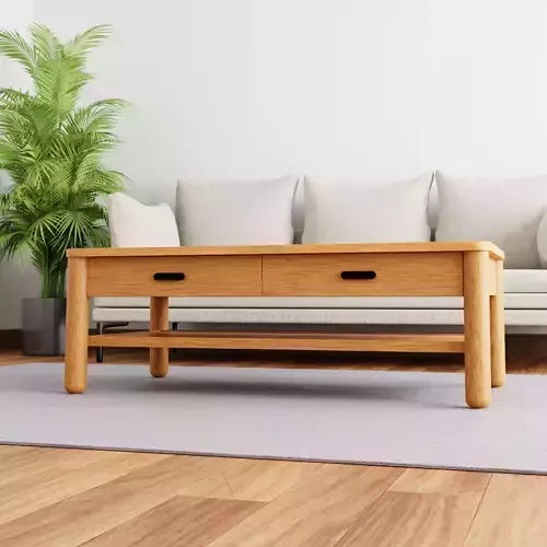 Wooden Coffee Table - NoisyCube