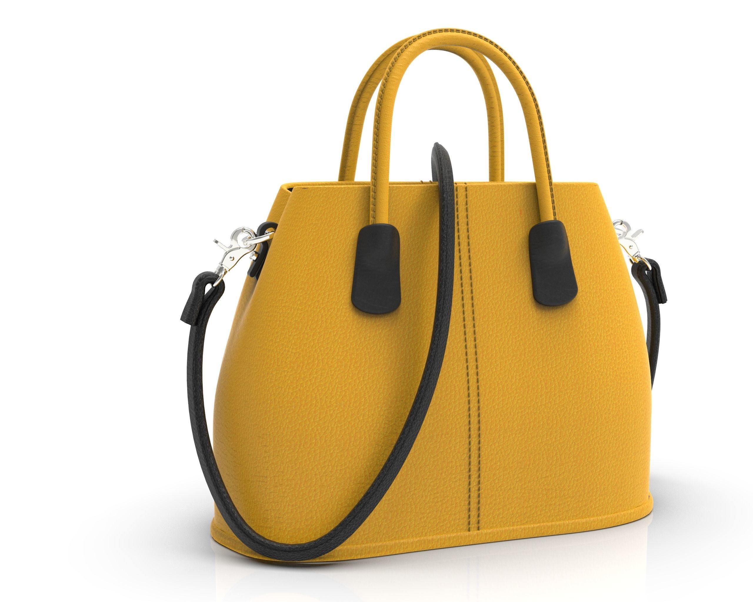 HAND BAG Low-poly 3D model_6