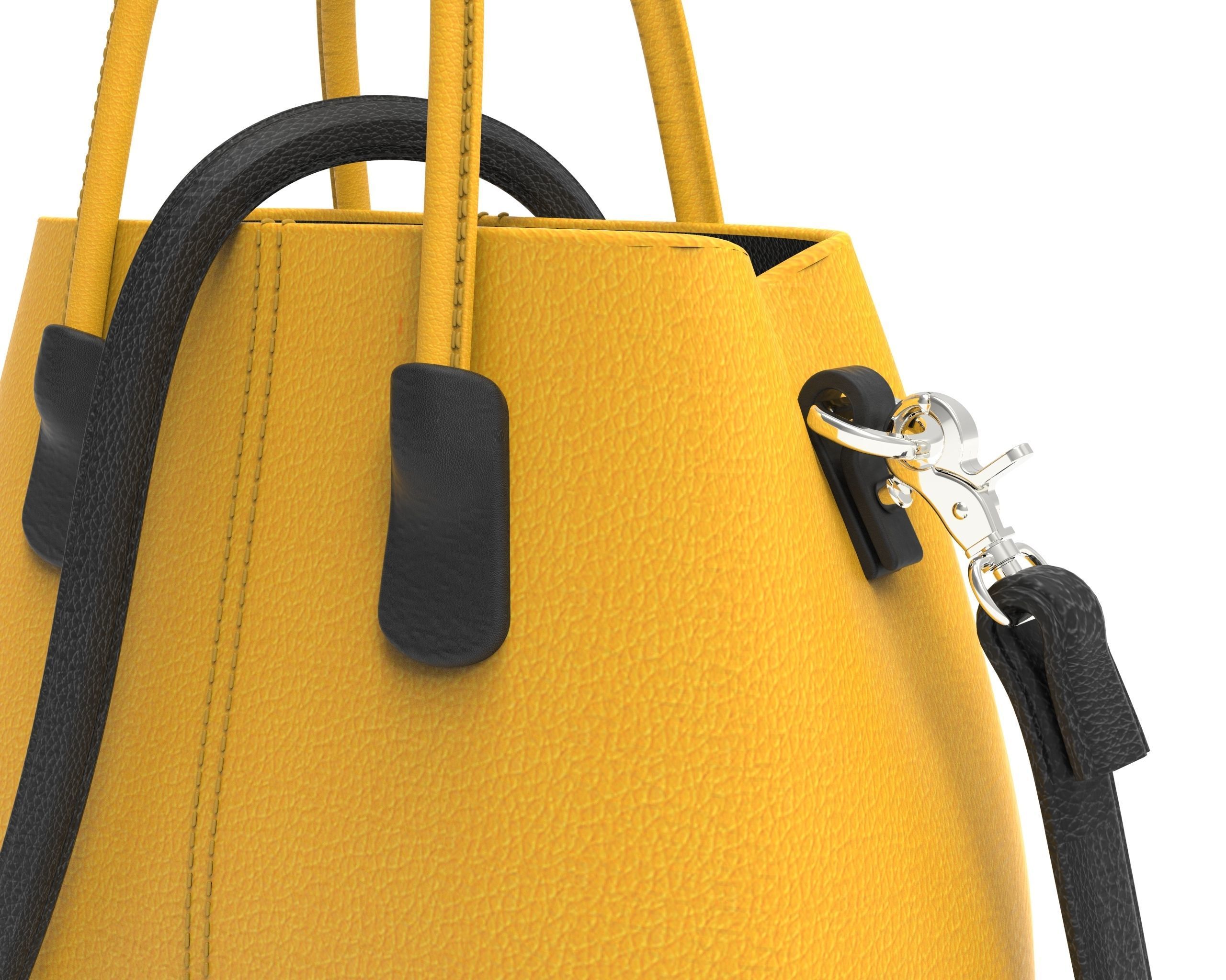 HAND BAG Low-poly 3D model_9