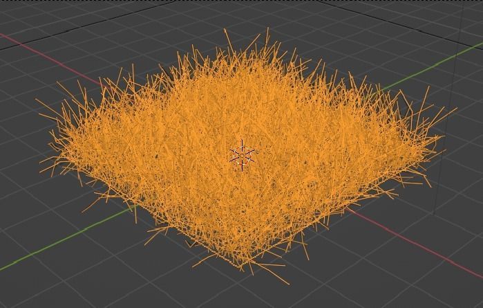 grass PBR low-poly game ready square of Texture_3