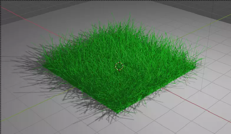 grass PBR low-poly game ready square of Texture_0