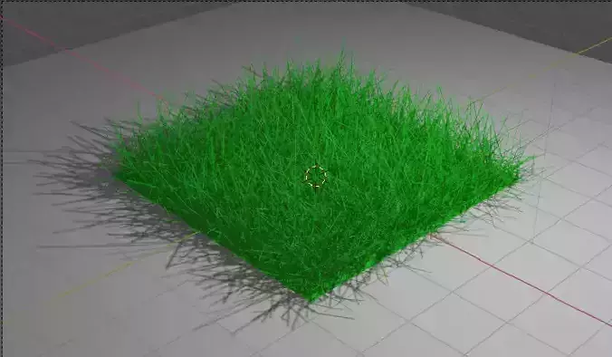 grass PBR low-poly game ready square of Texture