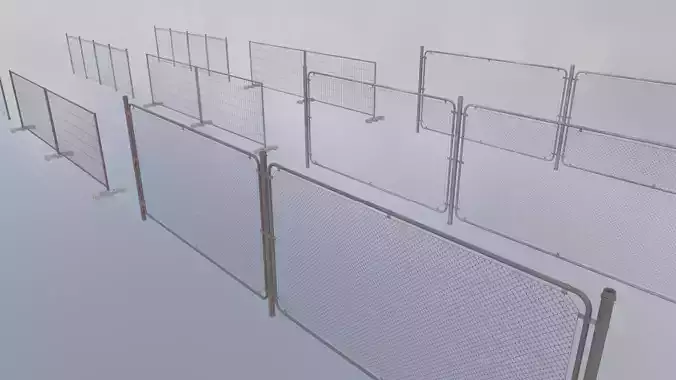 Modular Construction Site Fences
