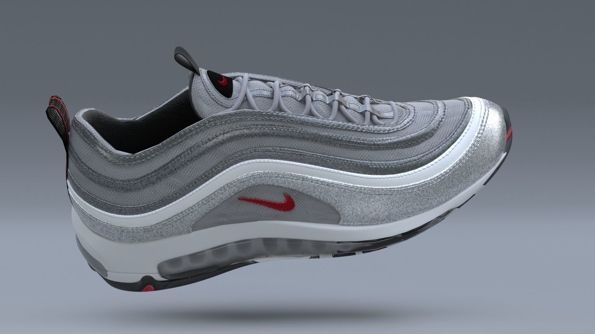Nike Air Max 97 Low-poly 3D model_4