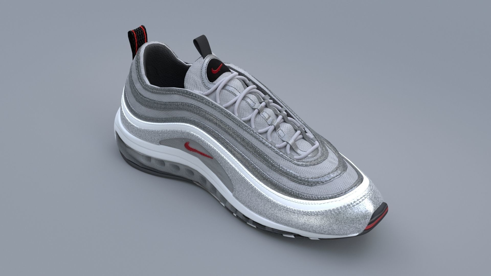 Nike Air Max 97 Low-poly 3D model_2