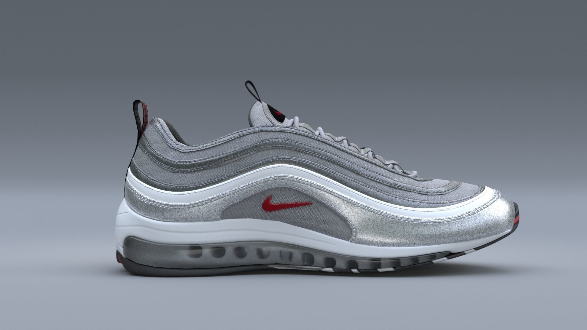 Nike Air Max 97 Low-poly 3D model_1