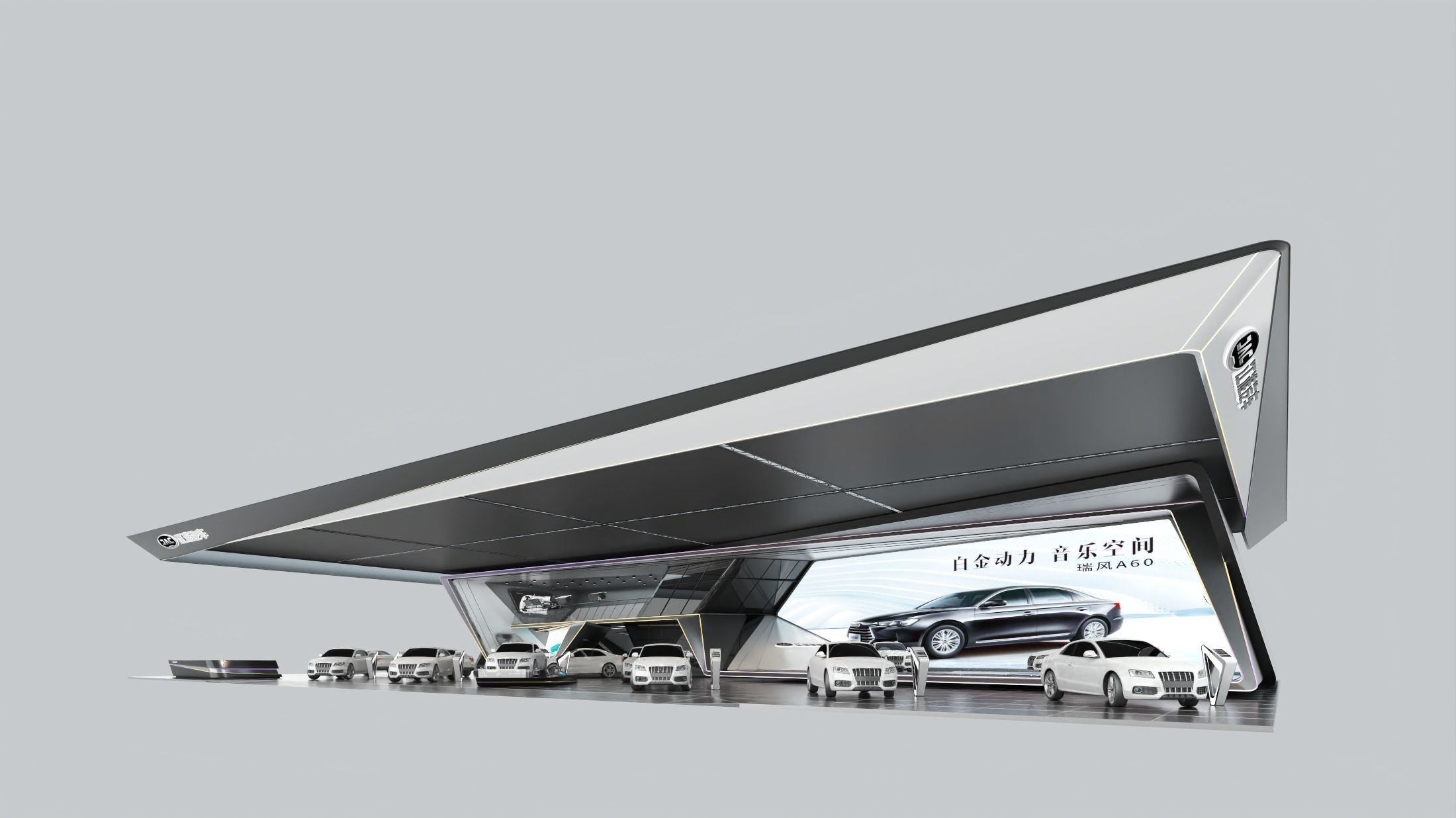 auto booth  3D model_1