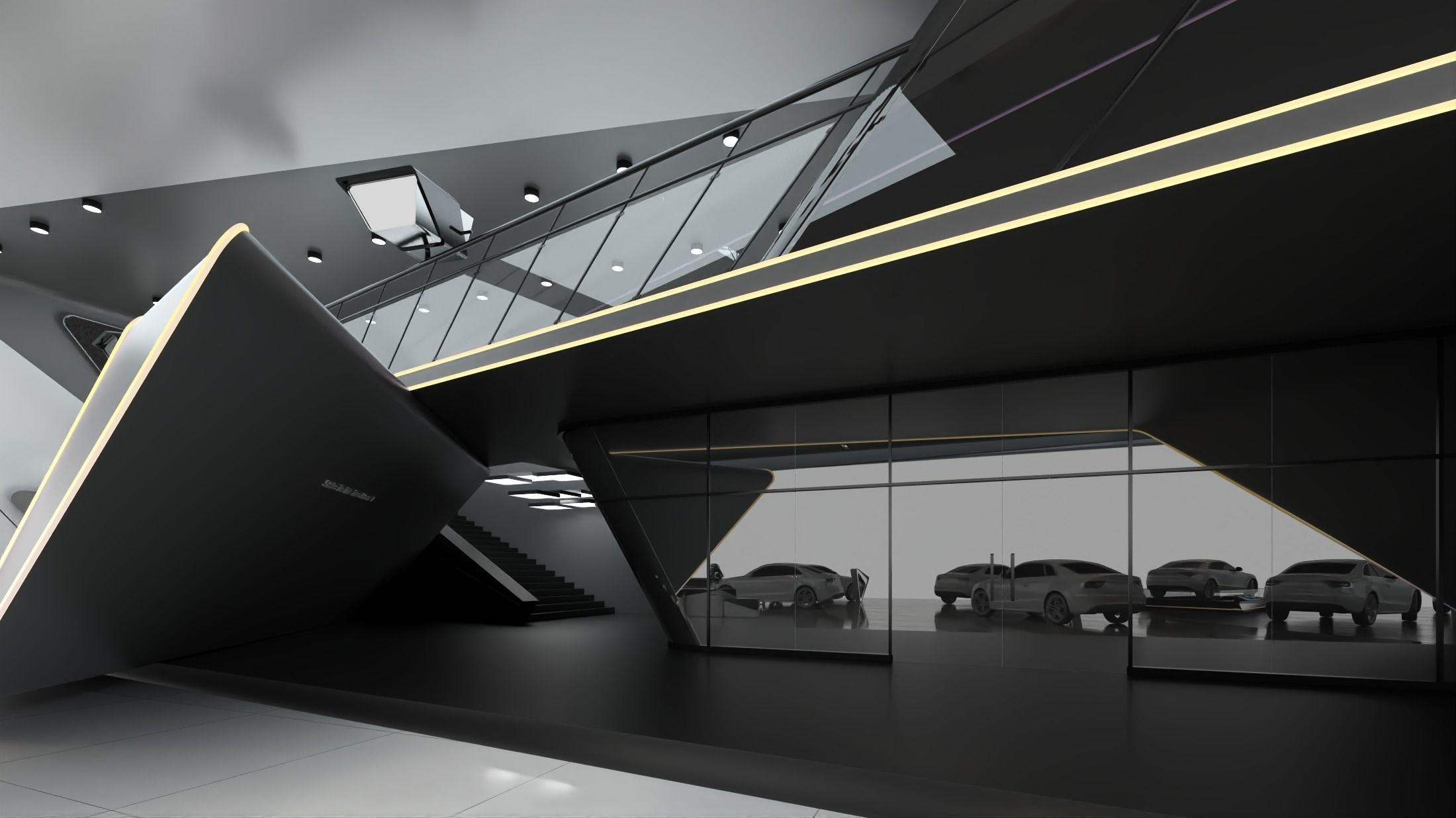 auto booth  3D model_6