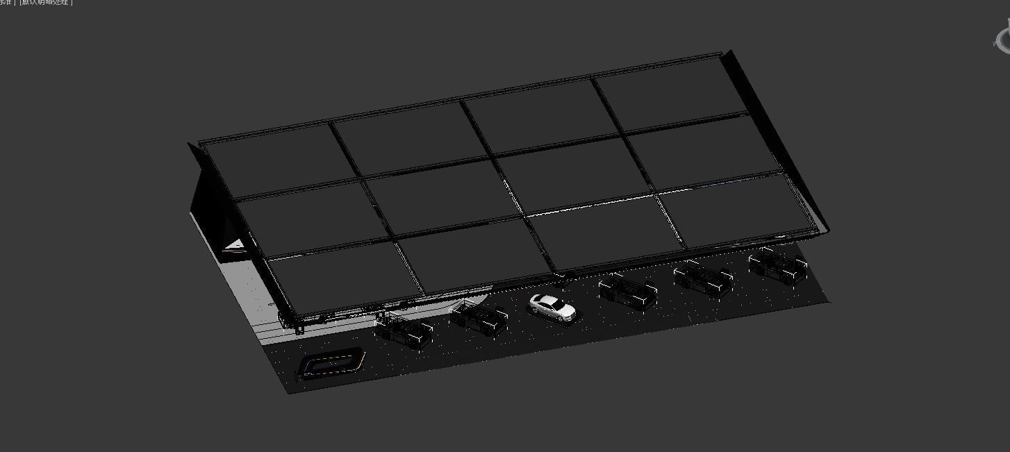 auto booth  3D model_13