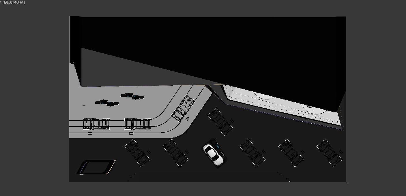 auto booth  3D model_11