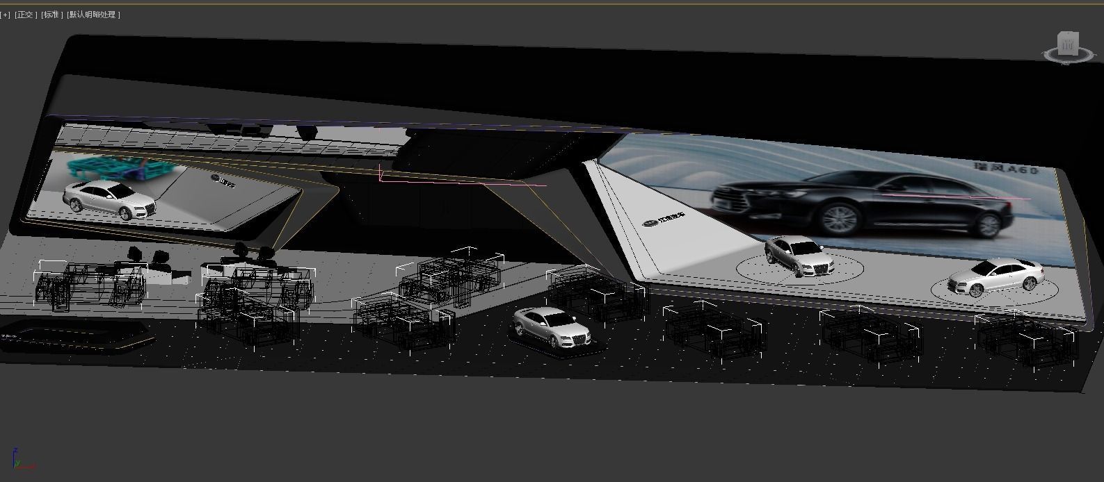 auto booth  3D model_15