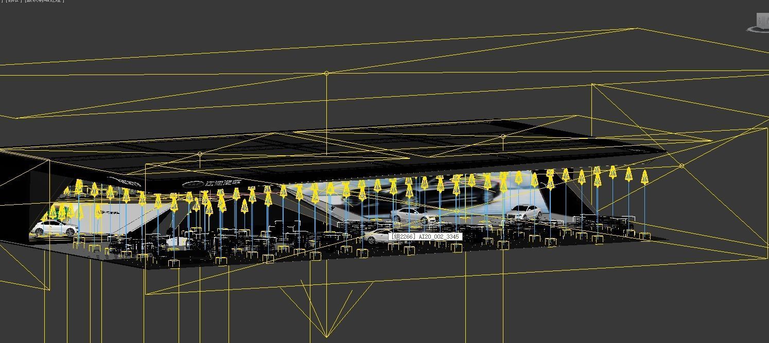 auto booth  3D model_18