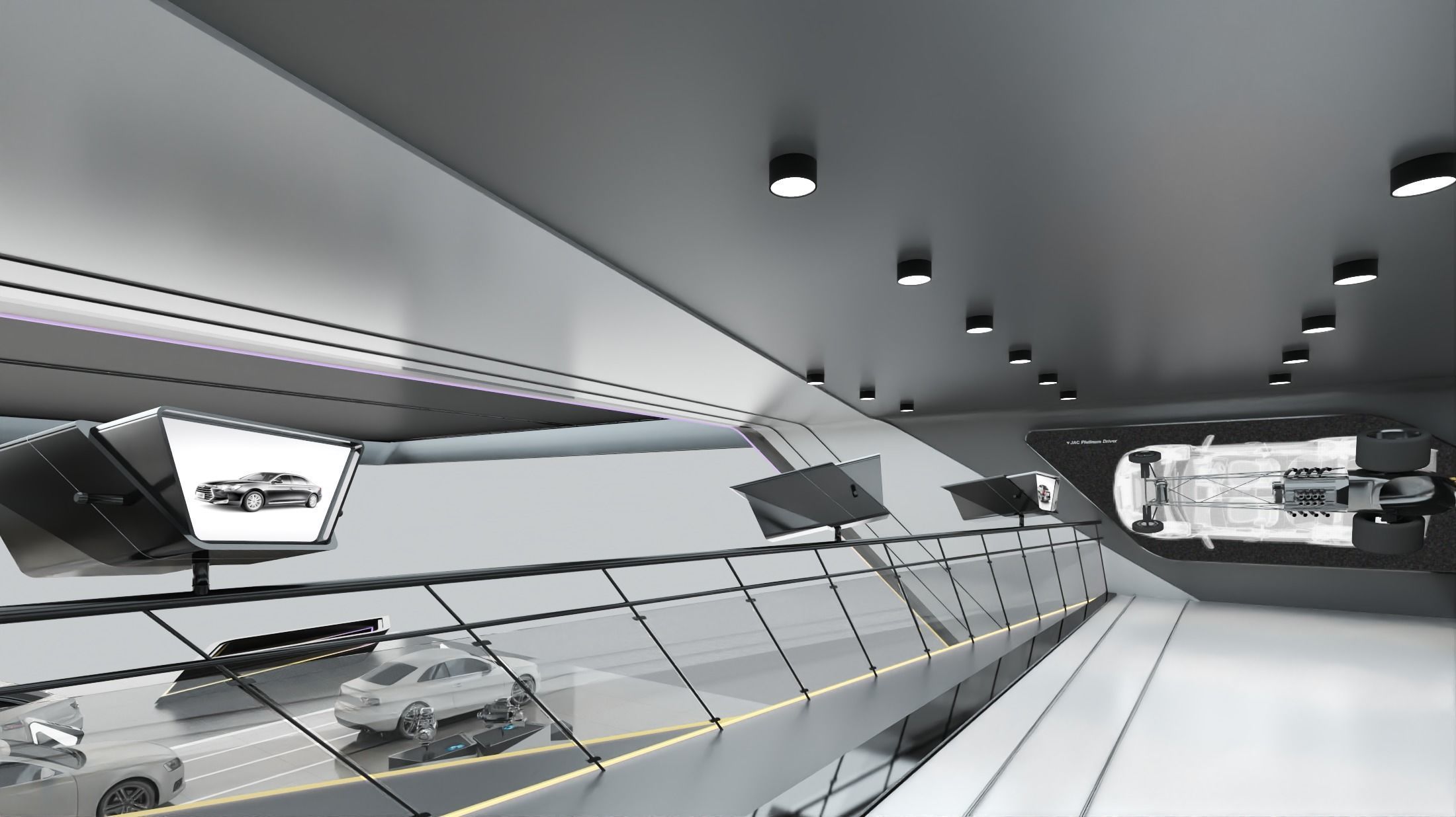 auto booth  3D model_7