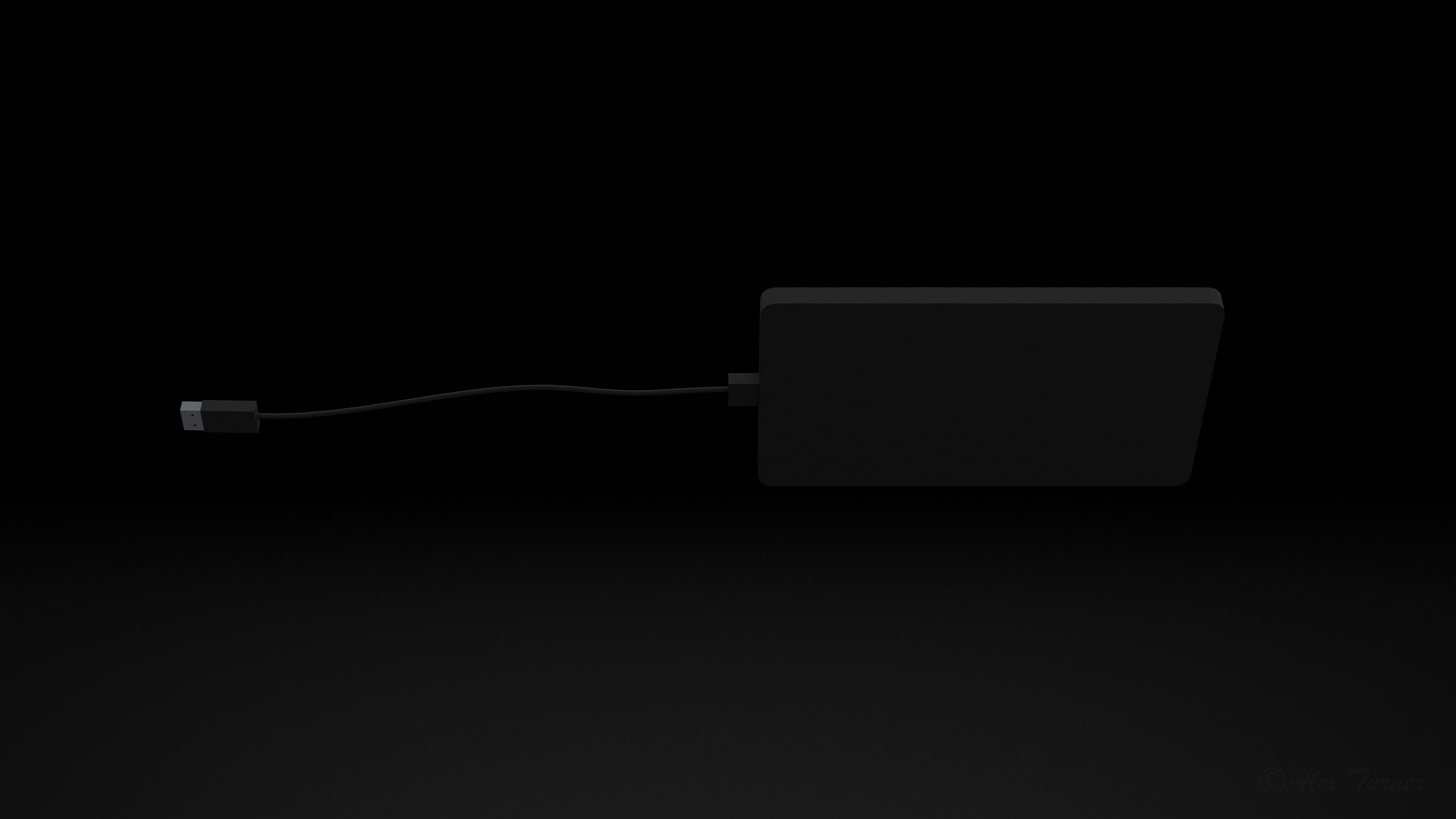 Desk Accessory Pack Low-poly 3D model_11