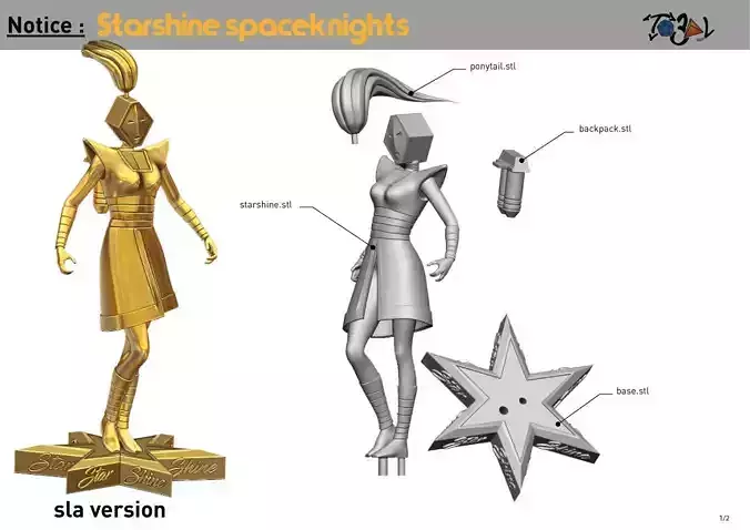 Starshine - Rom and the spaceknights 3D print model