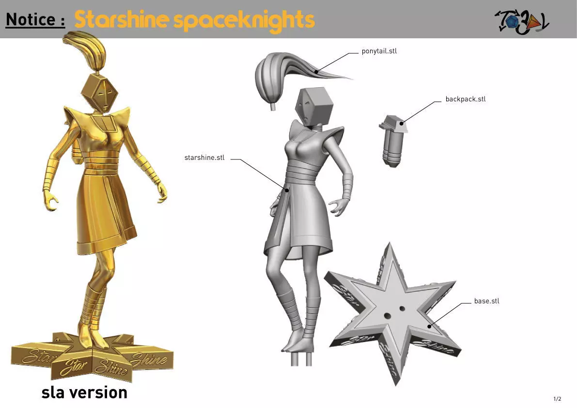 Starshine - Rom and the spaceknights 3D print model_0