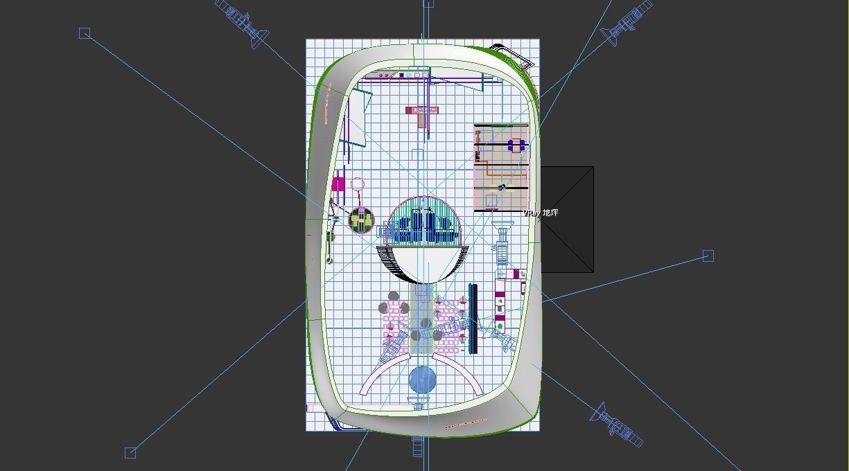 booth exhibition 3D model_2