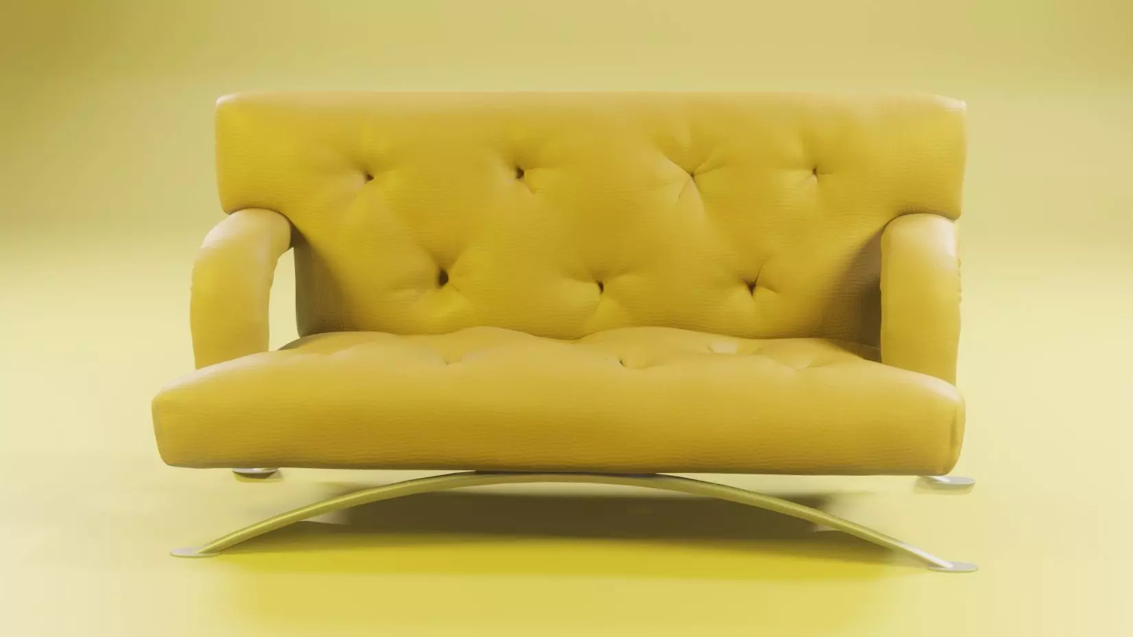 Sofa with tufting 3D model_0