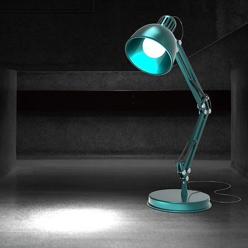 Desk Lamp Low-poly 3D model