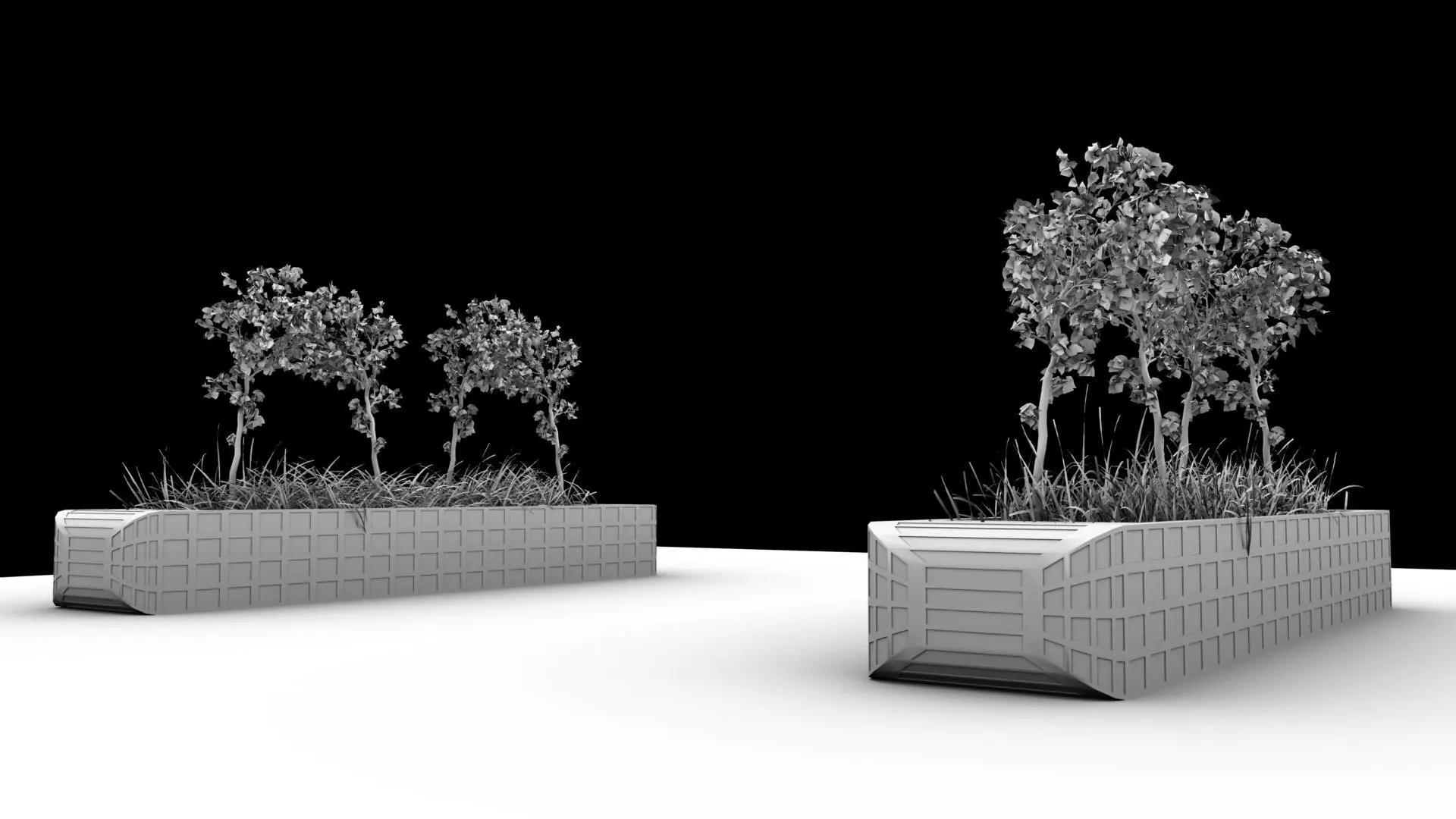 Tree Shader With Details And Without Texture 3D model_0