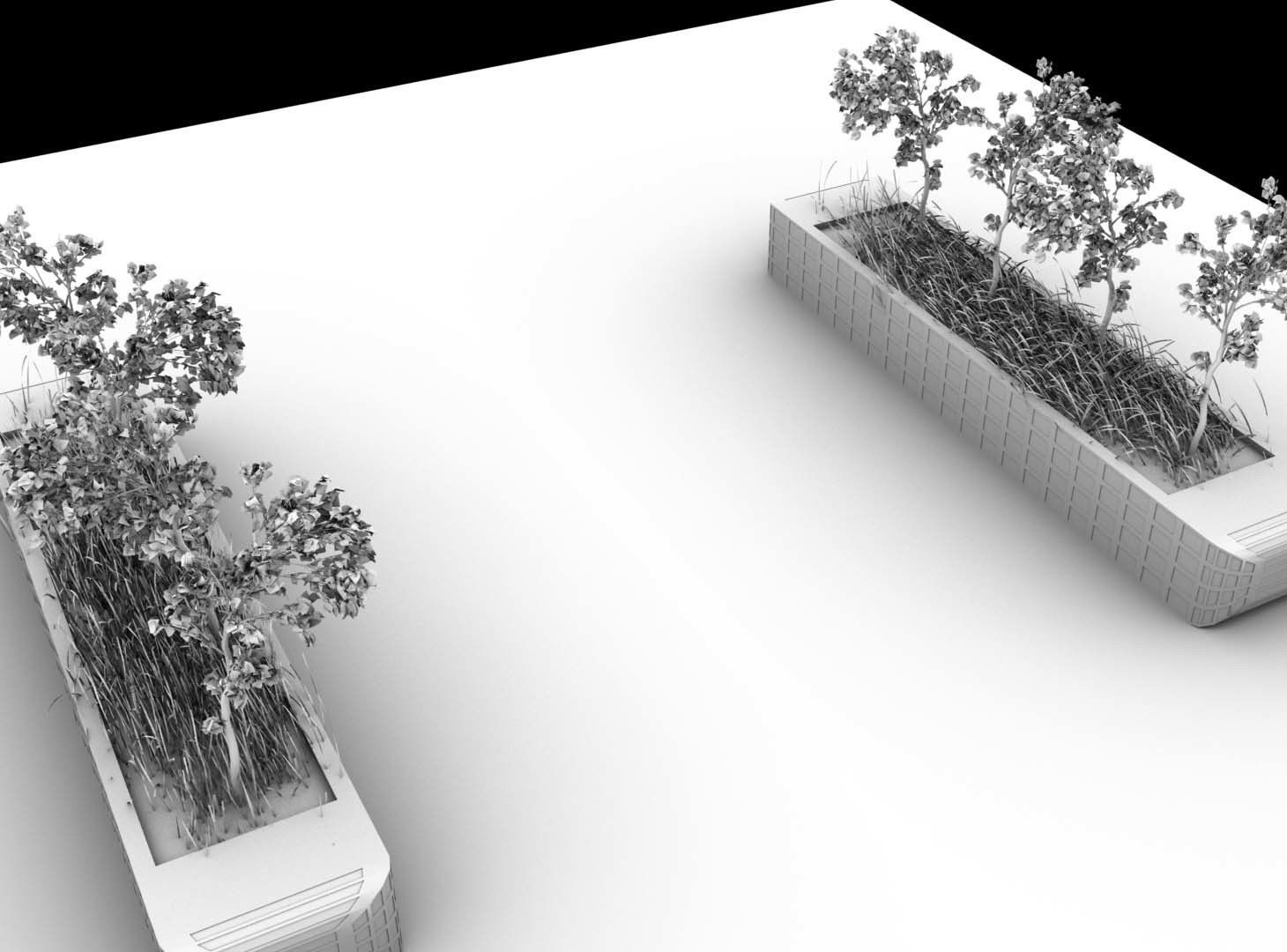 Tree Shader With Details And Without Texture 3D model_1