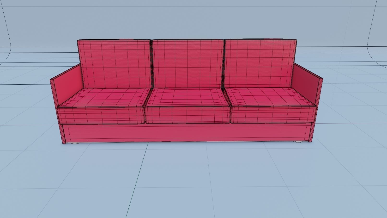 Sofa Alladino 3D model_6