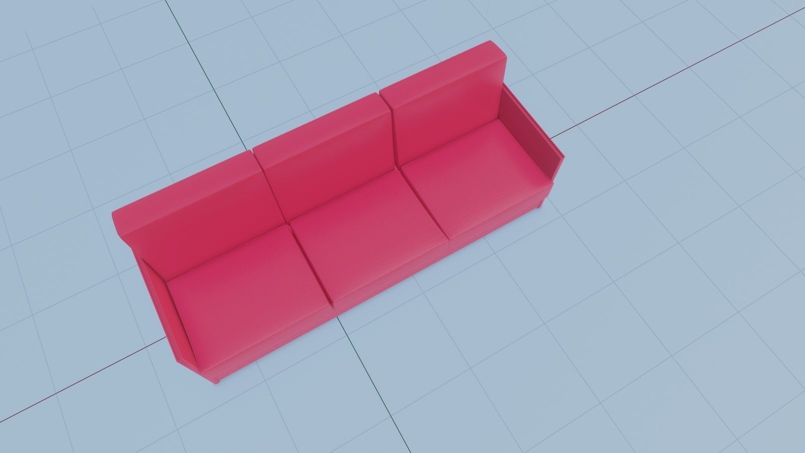 Sofa Alladino 3D model_4