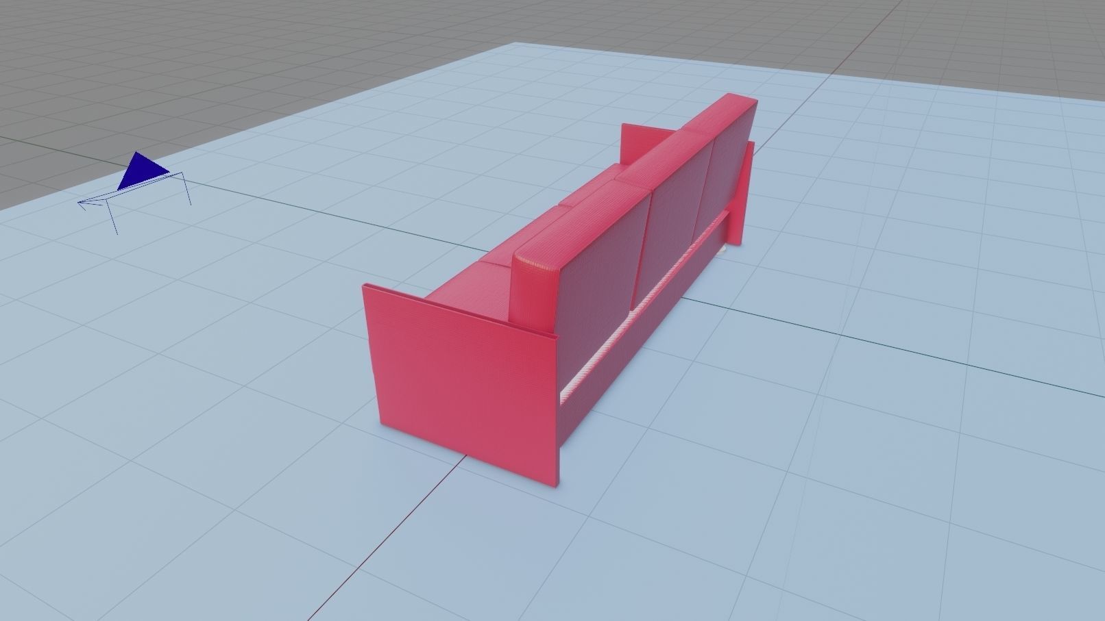 Sofa Alladino 3D model_5