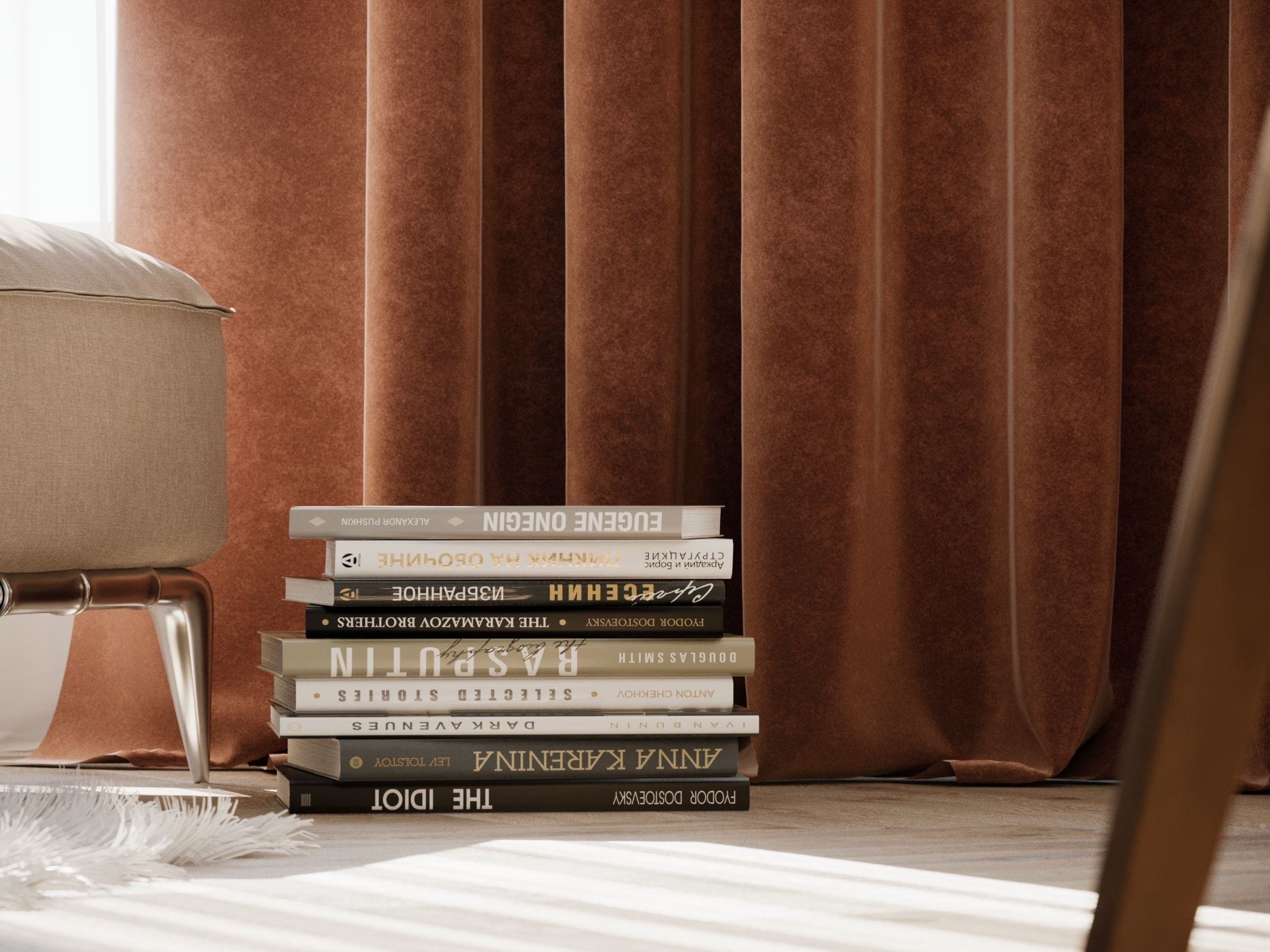 CAPTAINS DINING ROOM - Interior scene - 3d model 3D model_3