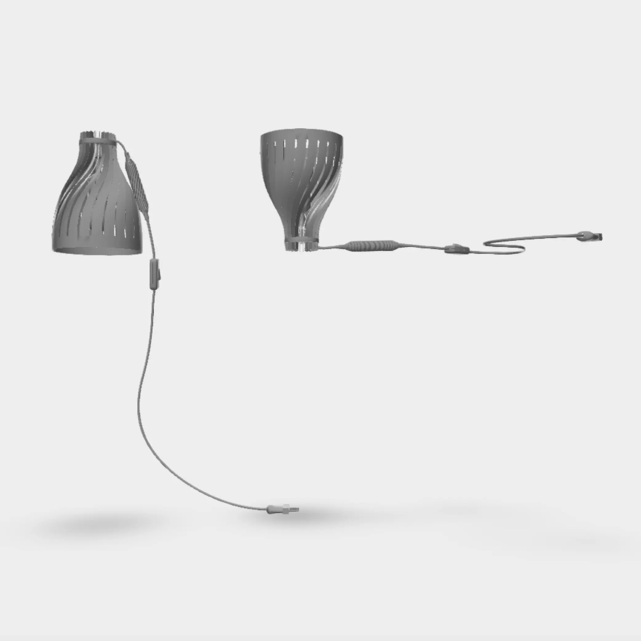 Lampe a poser Volupte S by lairial luminaire bordeaux Free 3D model