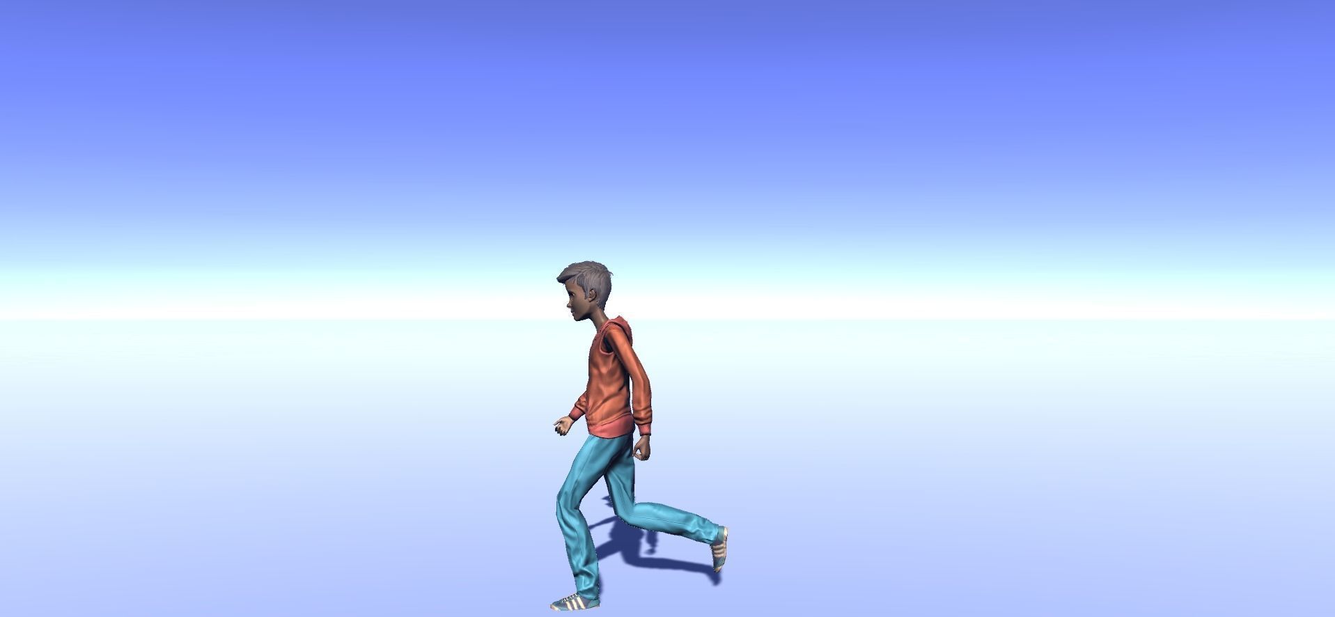 3D model Rony - animated rigged Toon Boy VR / AR / low-poly | CGTrader