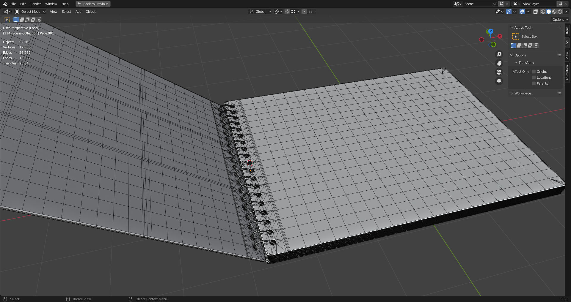 Photo Album 3D model_7