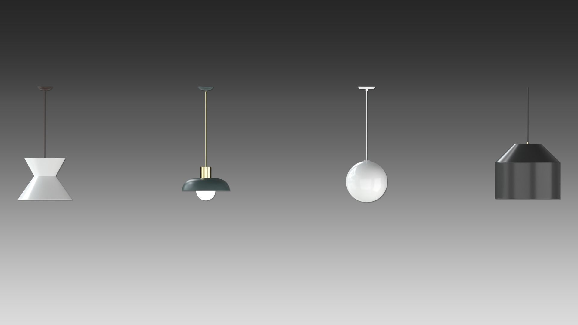 Pendant Light 3D model_7