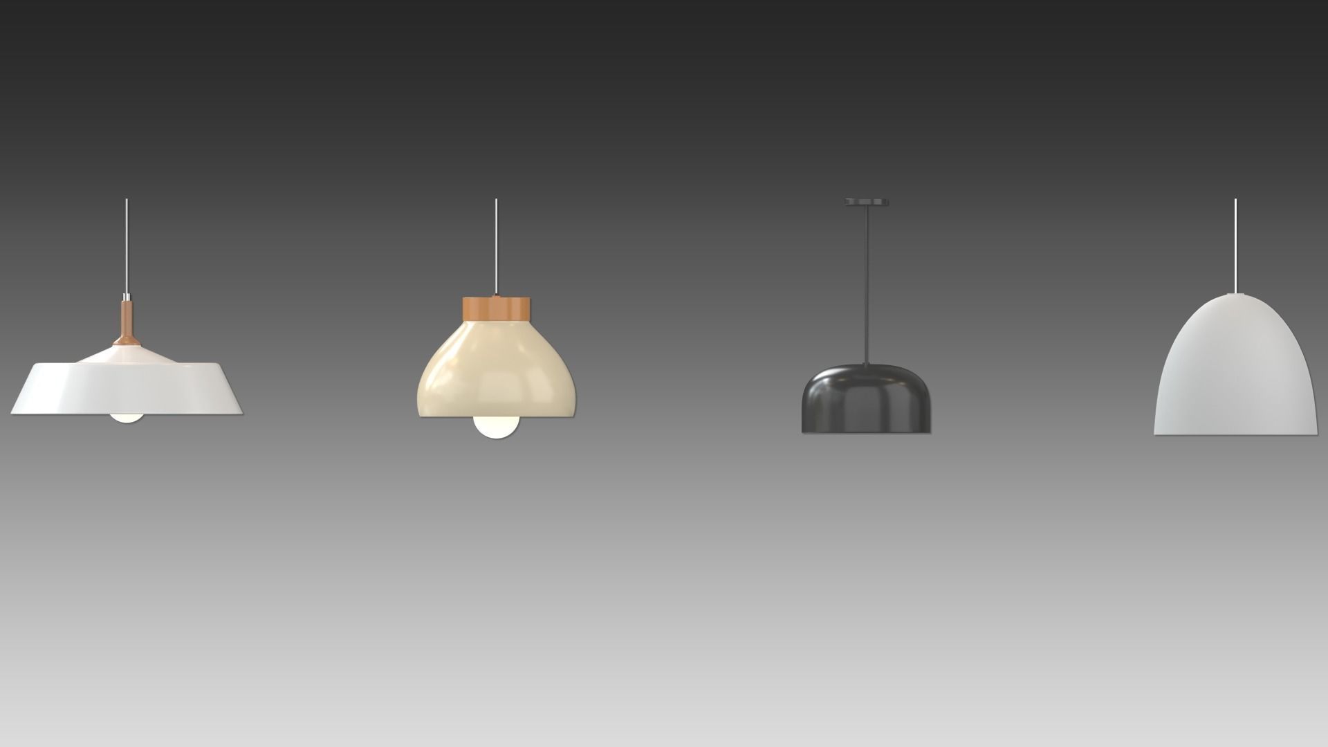 Pendant Light 3D model_10