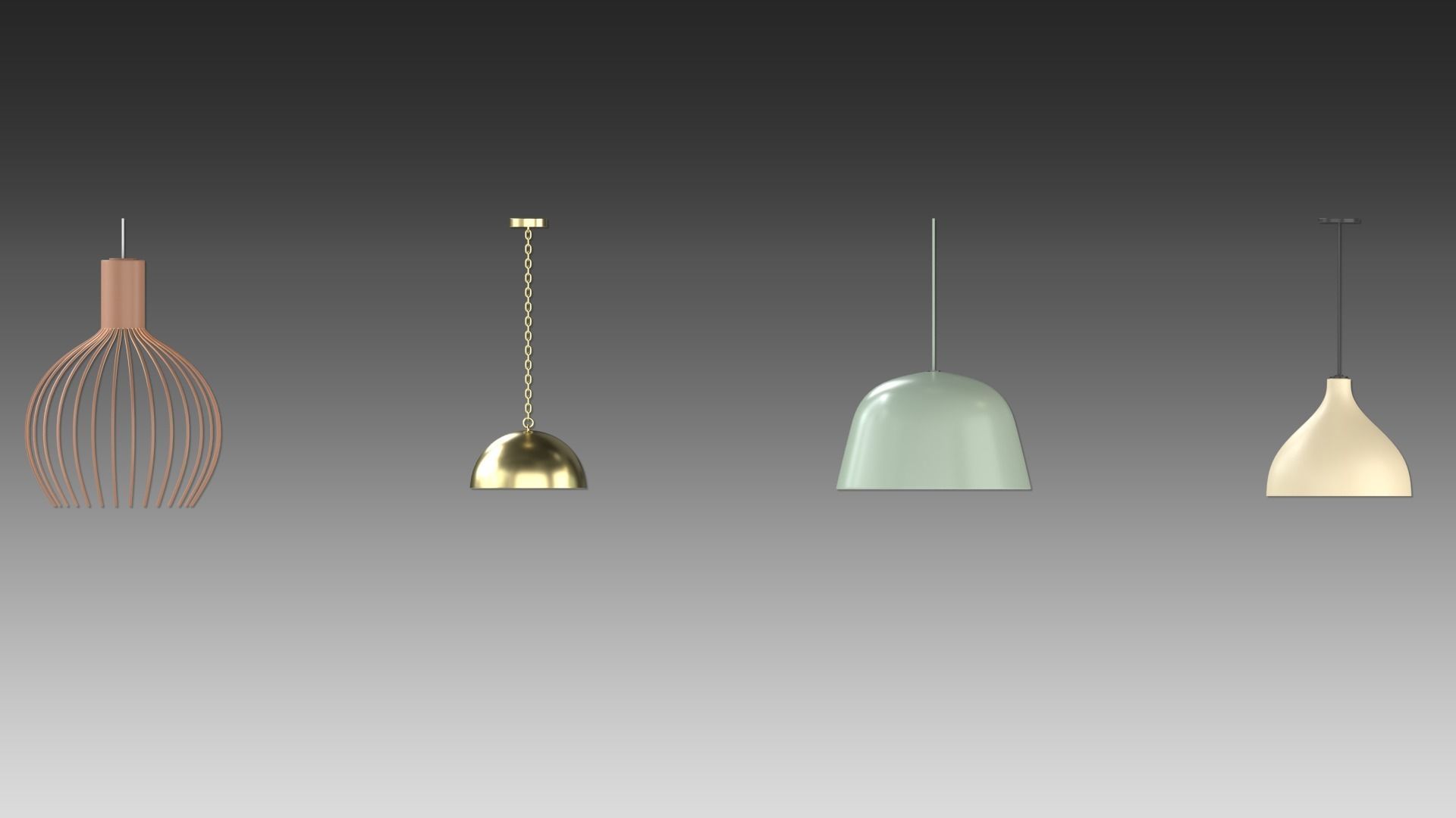 Pendant Light 3D model_8