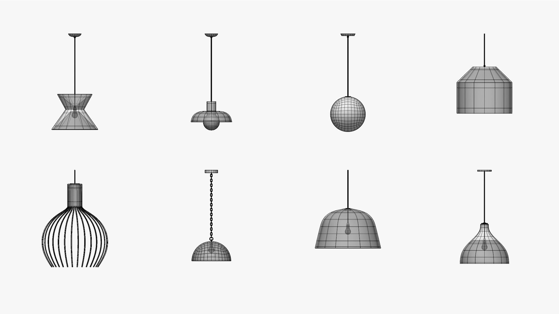 Pendant Light 3D model_4