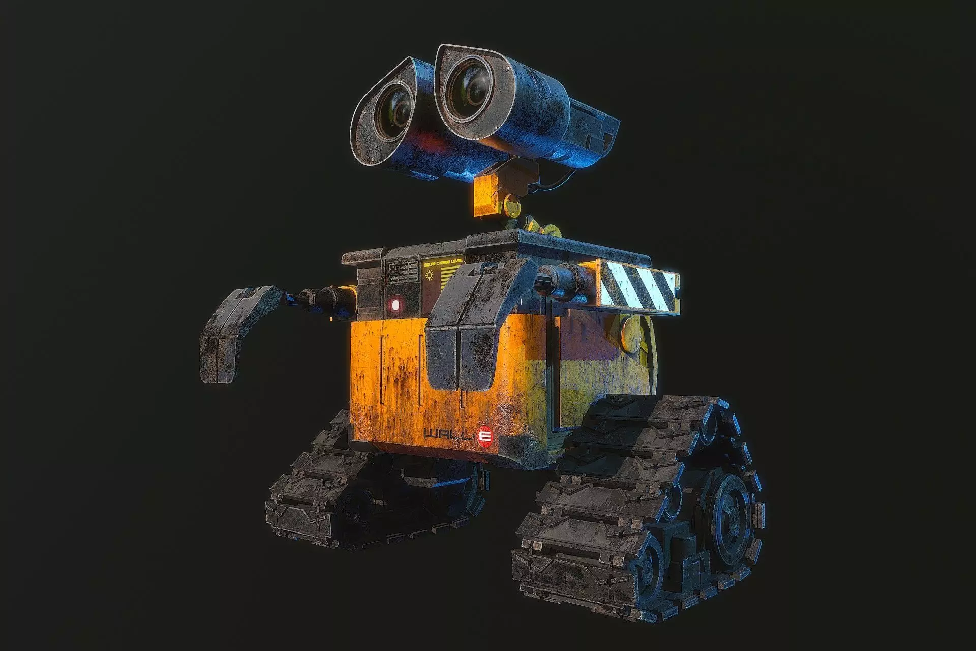WALL-E wall - e robot 3D model_0