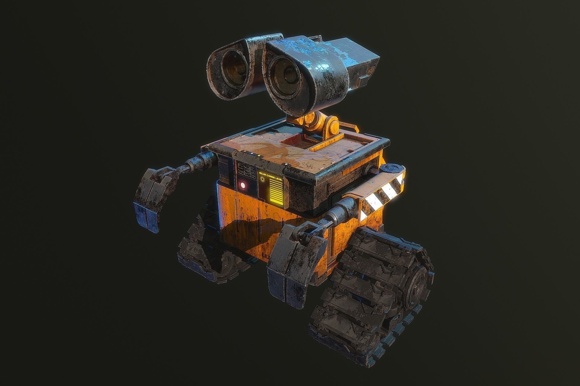 WALL-E wall - e robot 3D model_1