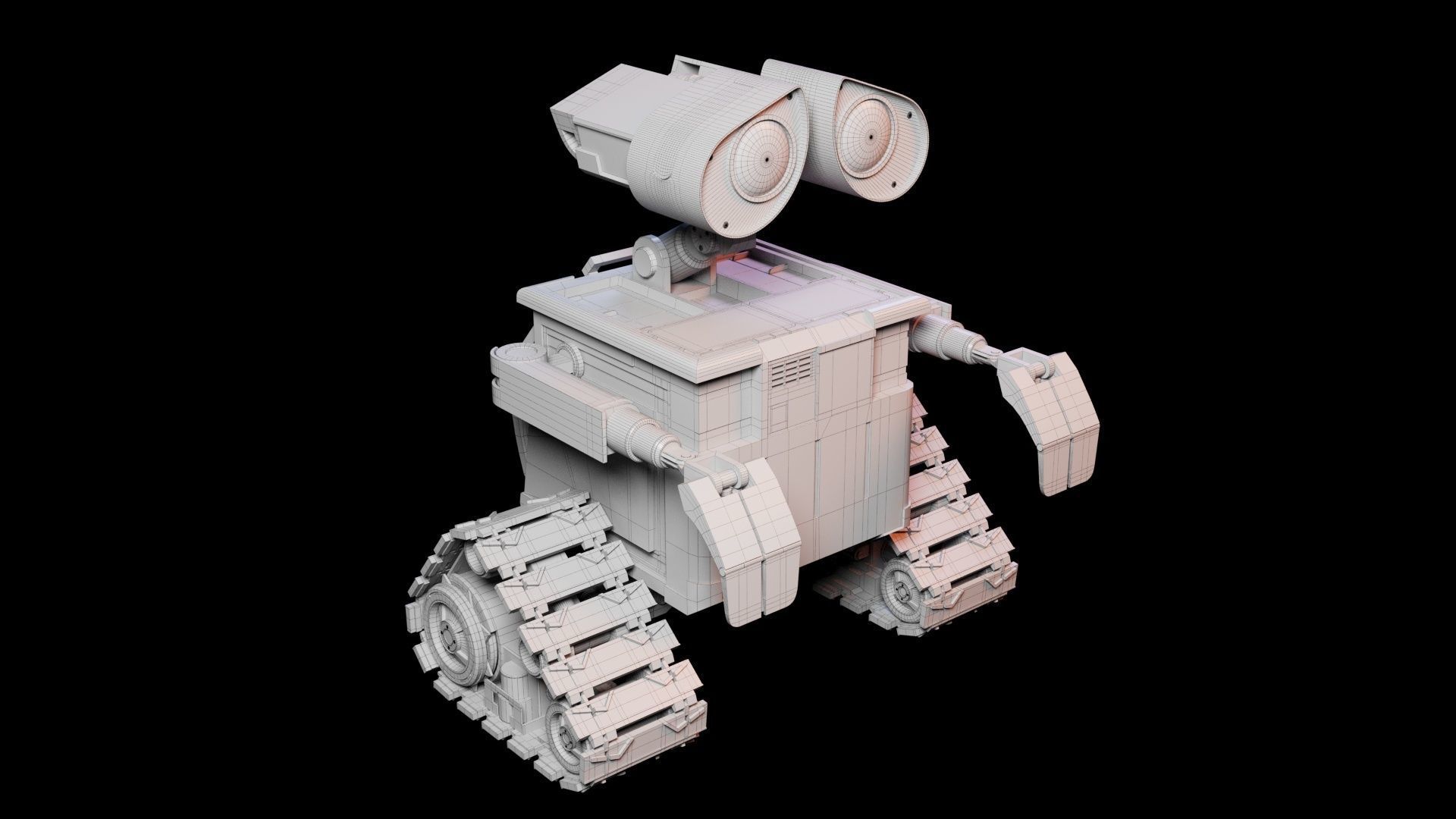 WALL-E wall - e robot 3D model_6